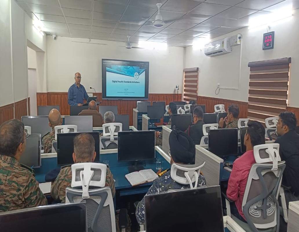 Workshop on "Digital Health Standards in India" at Army Hospital Research & Referral (AHRR), New Delhi.
