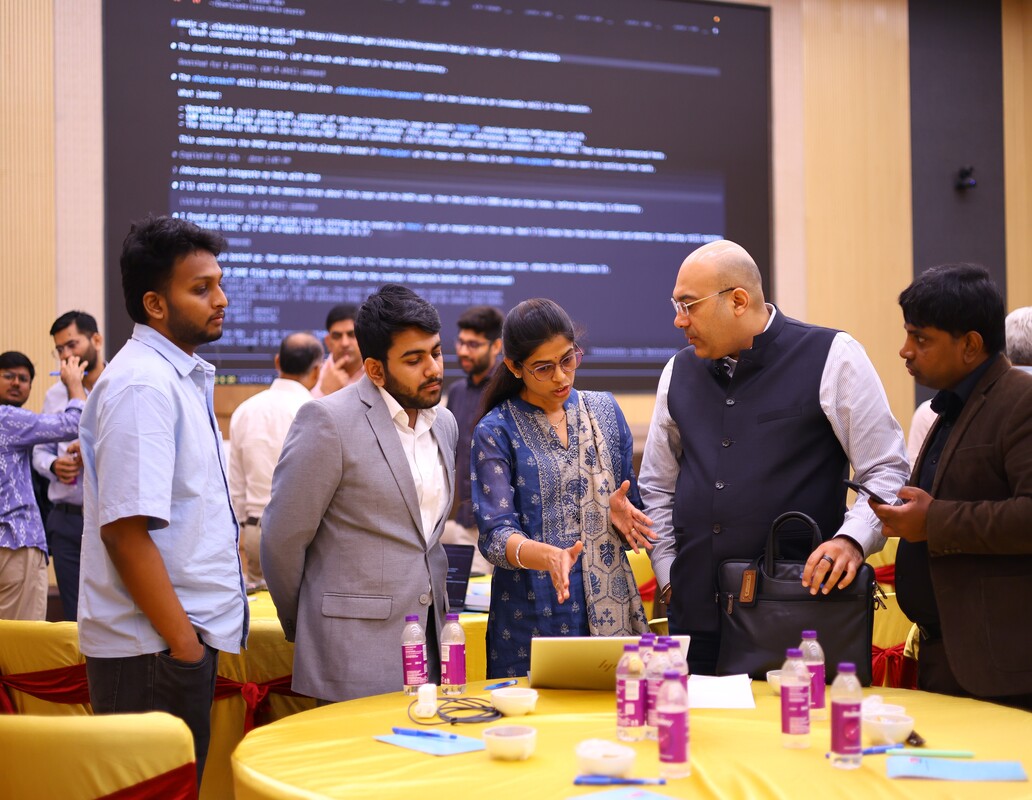 Workshop on NHCX Integration and Interoperability 2026 held in Hyderabad.