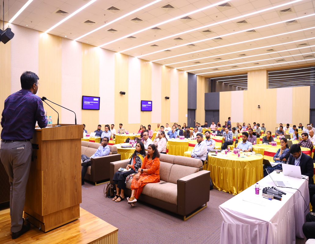 Workshop on NHCX Integration and Interoperability 2026 held in Hyderabad.